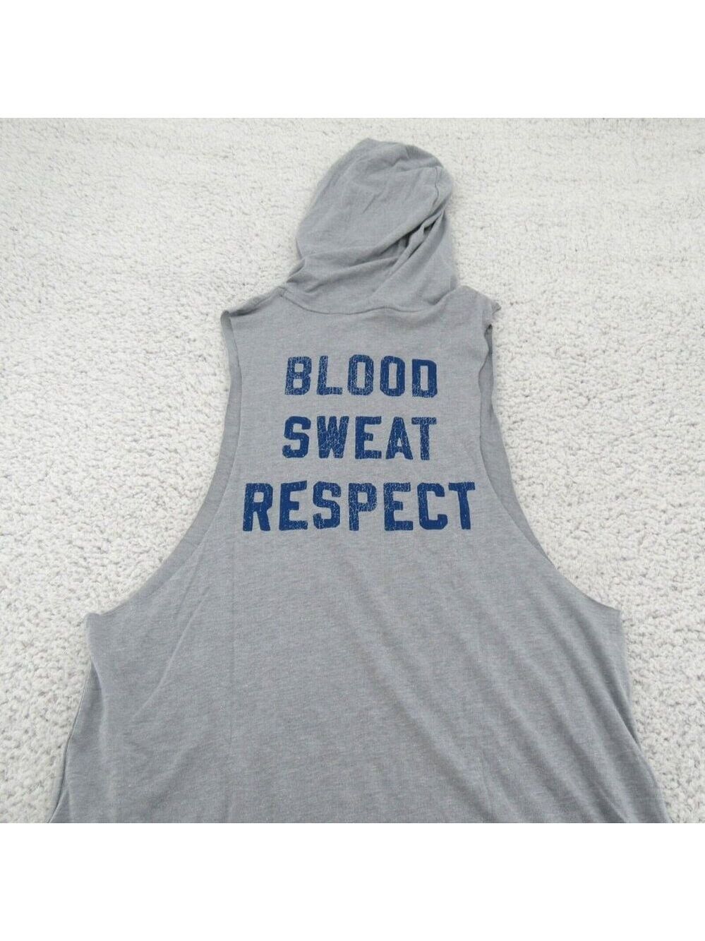 Under Armour UA Project Rock Sleeveless Hoodie Mens Size Small NEW - Picture 6 of 12